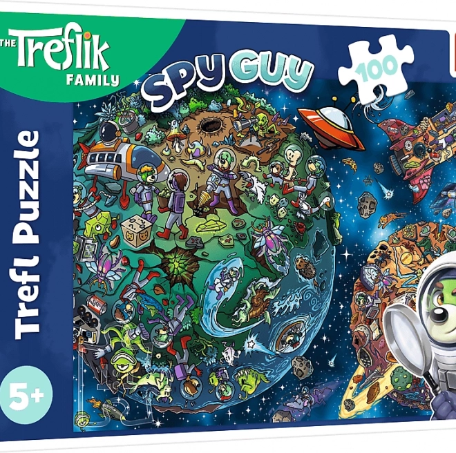 Puzzle Treflíci im Weltraum
