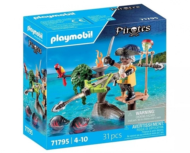 Playmobil Pirat mit Balliste