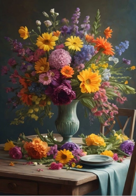 Puzzle Blumenstrauß 1000 Teile