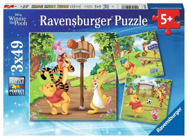 Ravensburger Puzzle Winnie Puuh 3x49 Teile