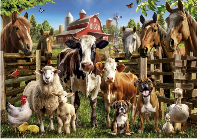 Educa Puzzle Freunde vom Bauernhof 500 Teile