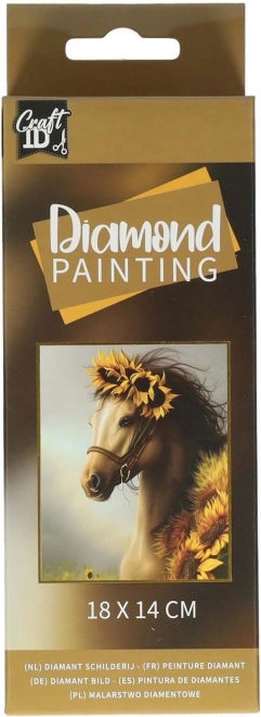 Diamantmalerei Pferd 14x18cm