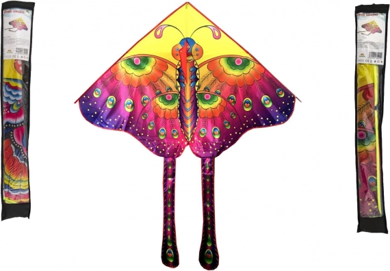 Flugdrachen aus Nylon mit Schmetterlingsmotiv 145 × 80 cm