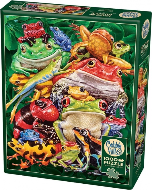Puzzle Frosch-Geschäft 1000 Teile von COBBLE HILL