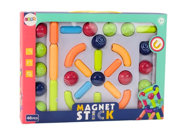 Magnetische Bauklötze Set 46 Stück Bunt