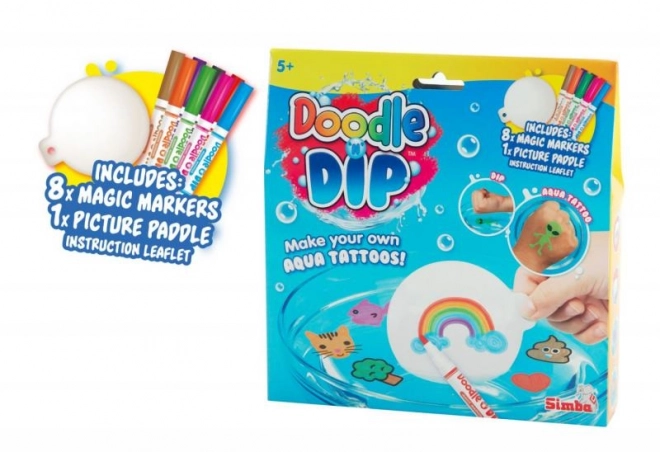 Wasser-Tattoo Doodle N Dip Set