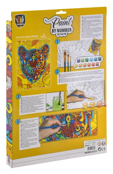 Leinwand 30 × 40 cm, bereit zum Ausstellen