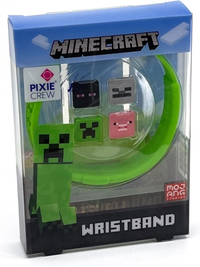 Verstellbares grünes Armband Pixie Crew & Minecraft