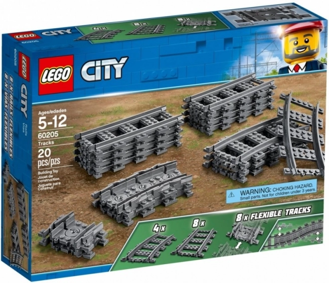 Lego City Flexible Schienen Set