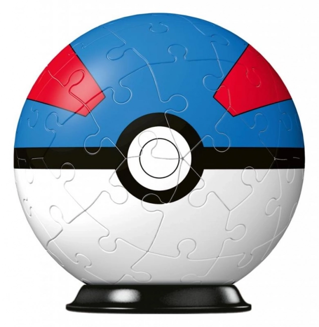 3D Puzzleball mit 54 Teilen, Pokemon Blau