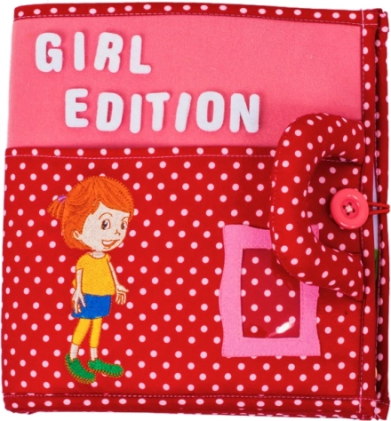 Interaktives Quiet Book für Kinder, Mädchen