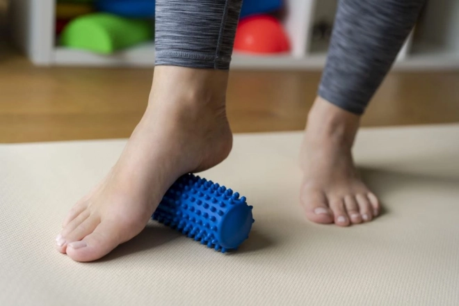 Einfacher Massage- und Rehabilitationsroller Schwarz