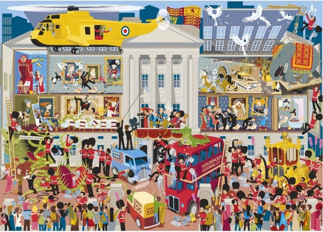 Puzzle Gibsons Buckingham-Palast – Hinter den Kulissen (1000 Teile)