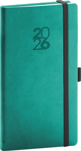 Taschenkalender Türkis 2026