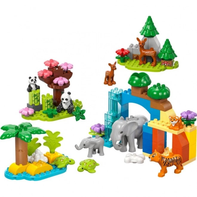 Duplo Familien der Wilden Tiere 3-in-1 Set