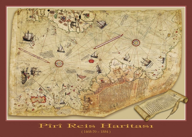 Kapitän Reise Karte Puzzle 1000 Teile