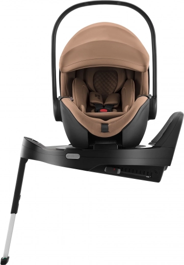 Autositz Baby-Safe Lux in luxuriösem warmem Karamell