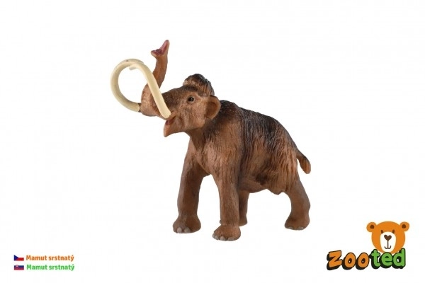 Kunststofffigur eines Wollmammuts 14 cm