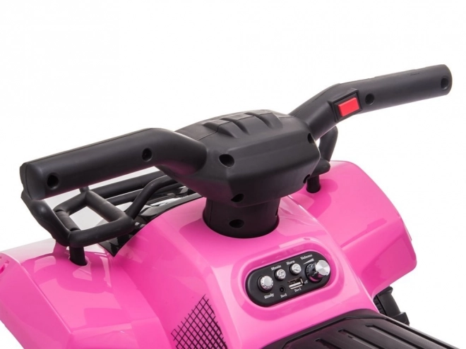 Rosa Elektrischer Quad für Kinder