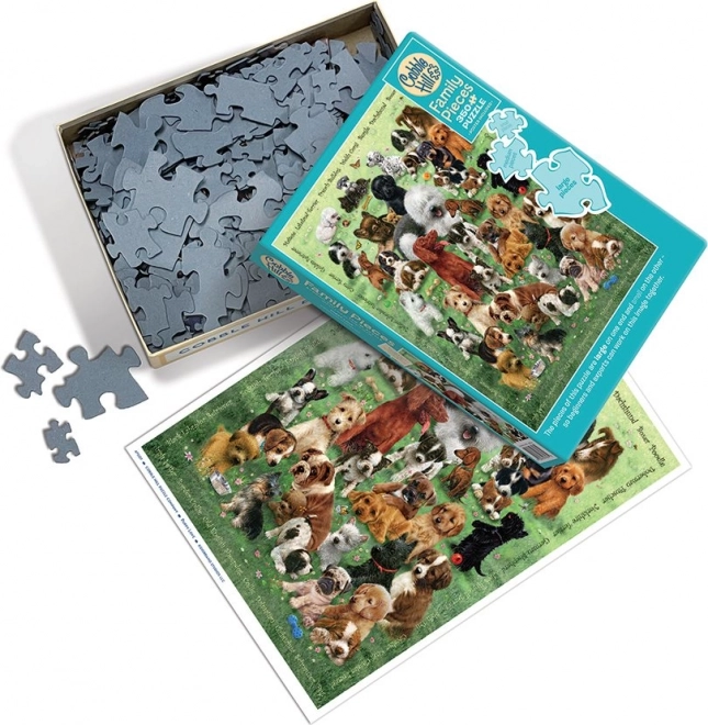 Cobble Hill Familienpuzzle Hundeliebe 350 Teile