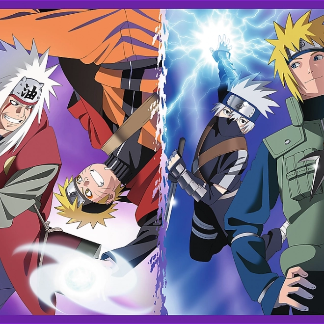 Trefl Puzzle Naruto Shippuden: Abenteuer von Naruto Uzumaki 4x250 Teile