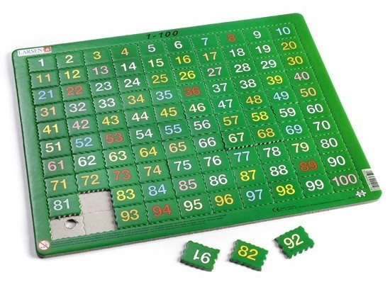 Larsen Lernpuzzle Zählen bis 100