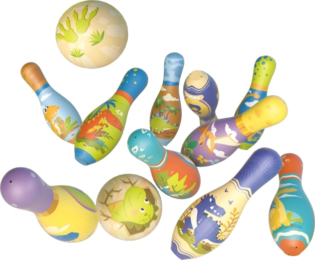 Bunte Dinosauriermotive, die Kinder lieben