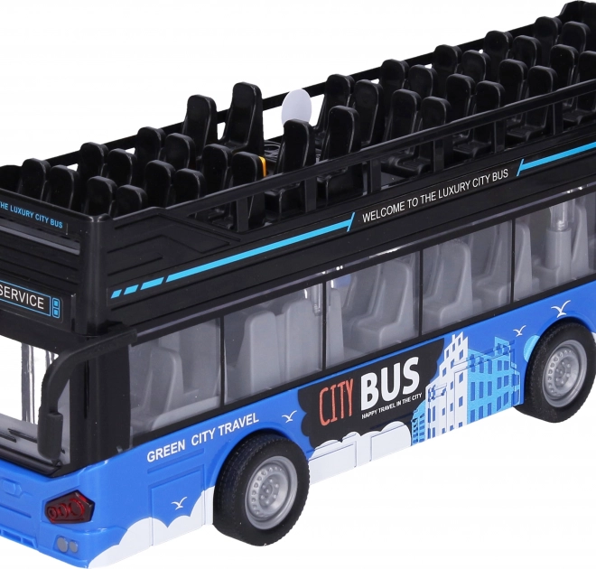 Doppeldecker-Stadtrundfahrtbus mit Effekten 28 cm