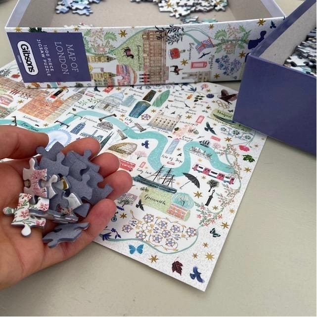 Gibsons Puzzle Karte von London 1000 Teile
