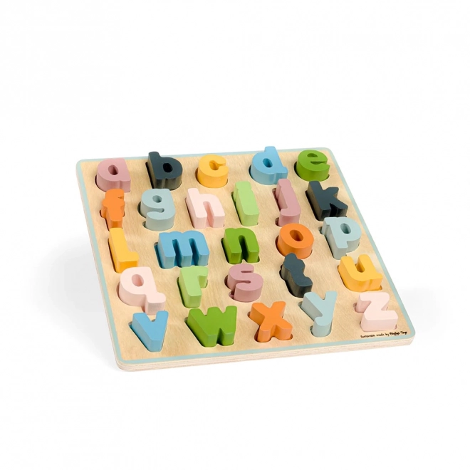 Holzpuzzle kleine Buchstaben - ABC