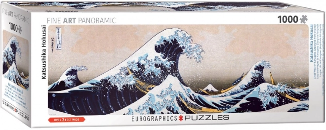 Panorama-Puzzle Die große Welle vor Kanagawa 1000 Teile