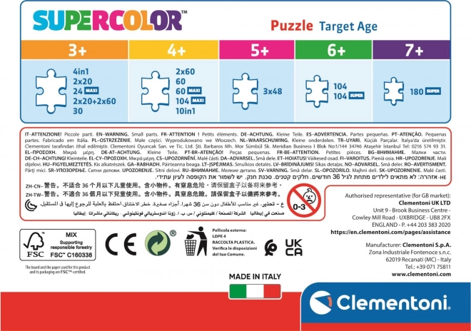 Clementoni Puzzle 60 Teile - Unterwasserwelt