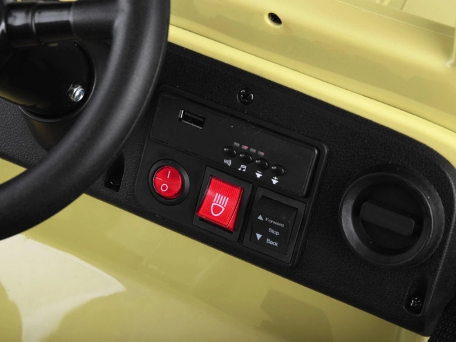 Fernsteuerbares Militärfahrzeug Willys – Beige