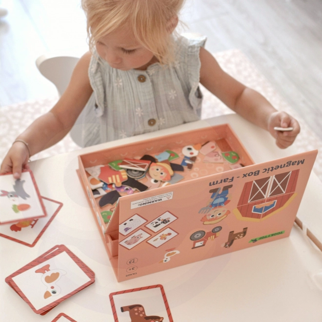 Tooky Toy Magnetisches Bauernhof-Puzzle