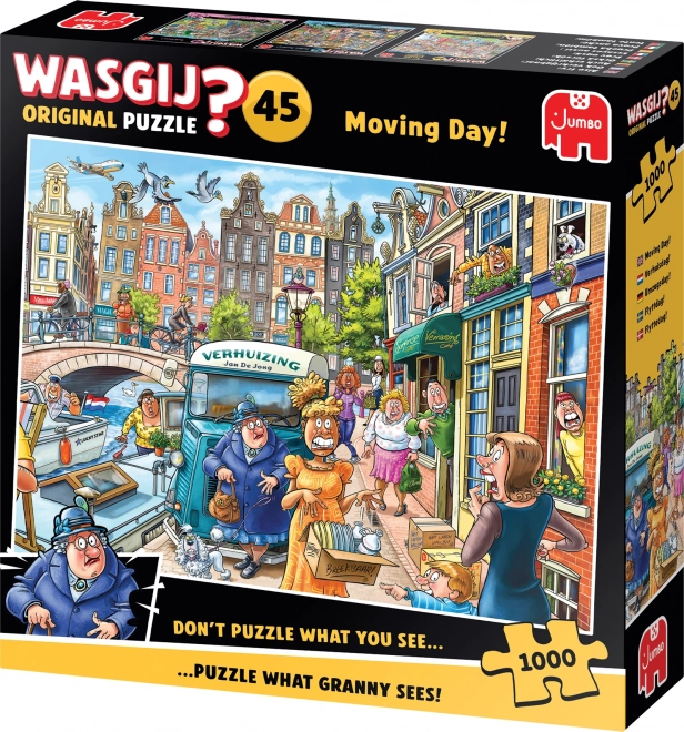 Jumbo Puzzle Wasgij 45: Umzug 1000 Teile
