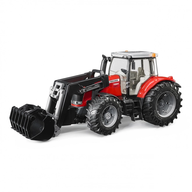 Bruder Traktor Massey Ferguson mit Frontlader