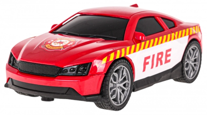 Interaktives Feuerwehr-Spielset mit Hubschrauber und Auto