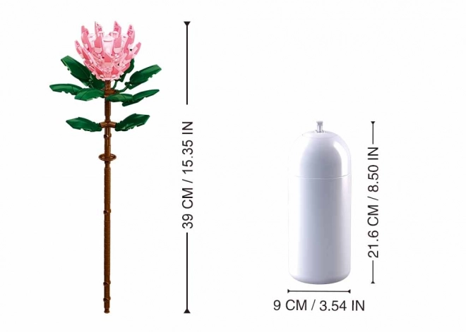 Sluban Blumen große Protea in Vase