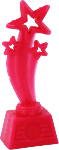 Motivation für Leistung: rosa Trophäe