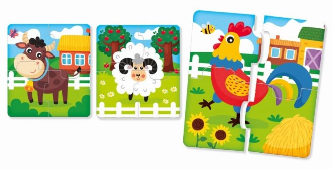 Bunte einfache Puzzle