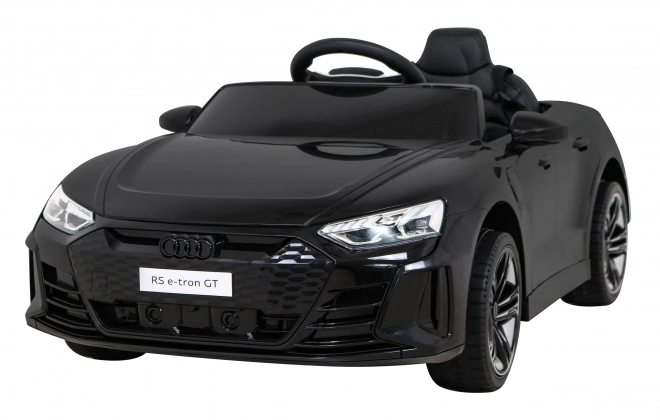 Audi RS E-Tron GT elektrisches Kinderauto mit Fernbedienung und 4x4 Antrieb – Schwarz