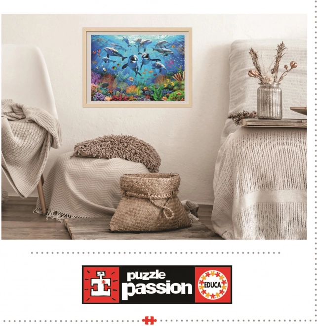 EDUCA Puzzle Spaß unter Wasser 500 Teile