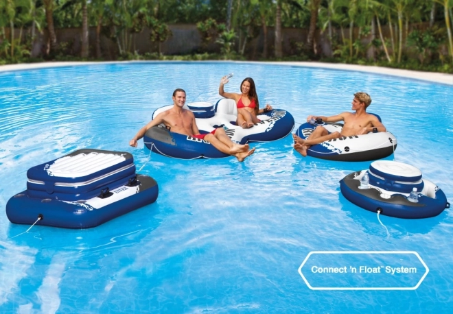 Intex Aufblasbarer Schwimmring mit Sitz und Griffen