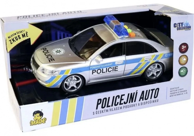 Polizeiauto mit Tschechischer Sprachausgabe