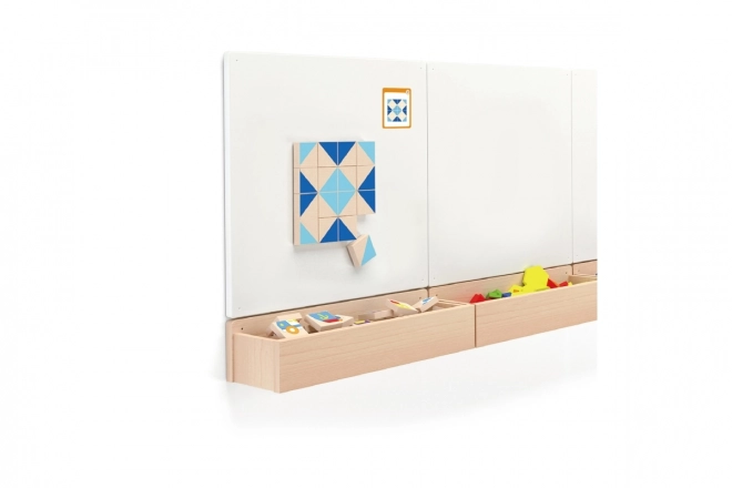 Magnetische Holz-Tangram