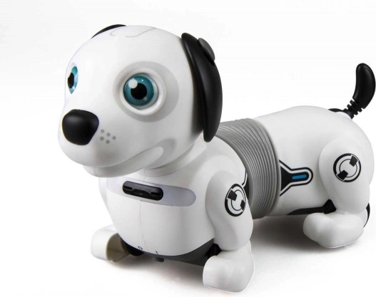 Interaktiver Roboterhund Dackel mit Lichtern und intelligentem Ball