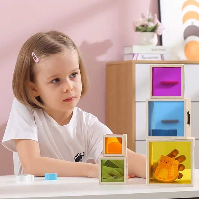 Holz Stapelwürfel für Kinder