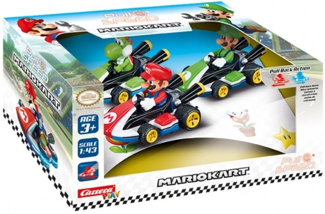 Mario Kart Fahrzeuge Pull-Back Set