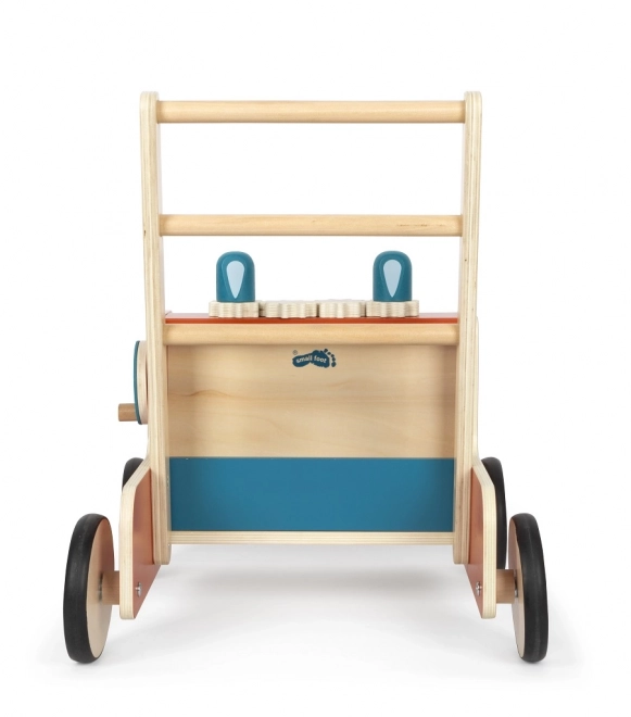 Holz-Kinderlauflernwagen Feuerwehr