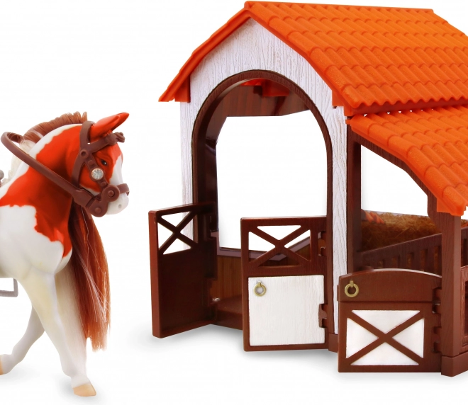 Set Pferd mit Stall